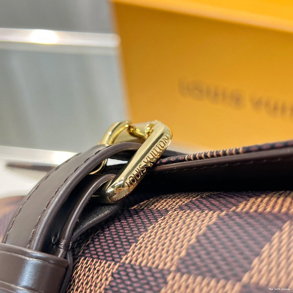 LV CUSTOM CASE WATCH CHECKERED 0809